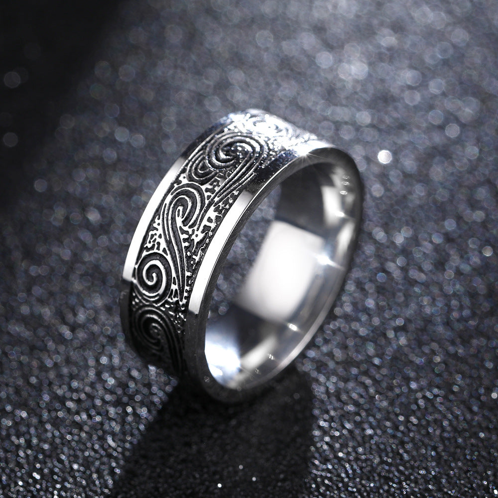 Titanium Steel Men's Ring