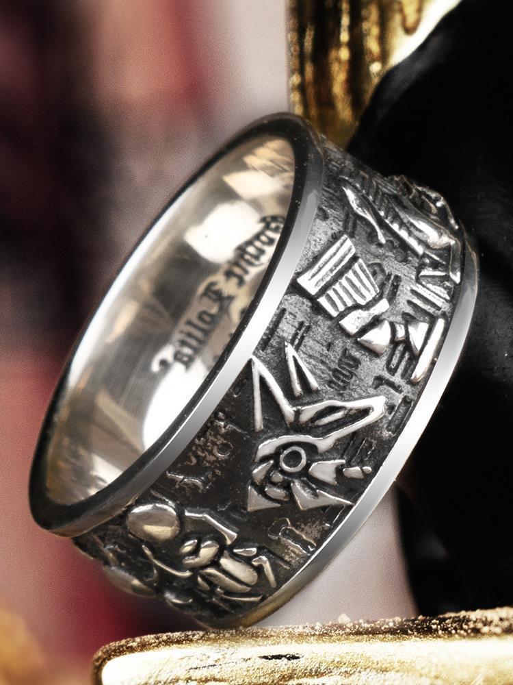 God Horus Ring Men