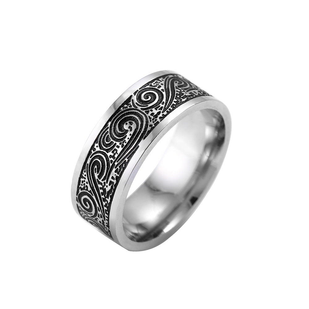 Titanium Steel Men's Ring
