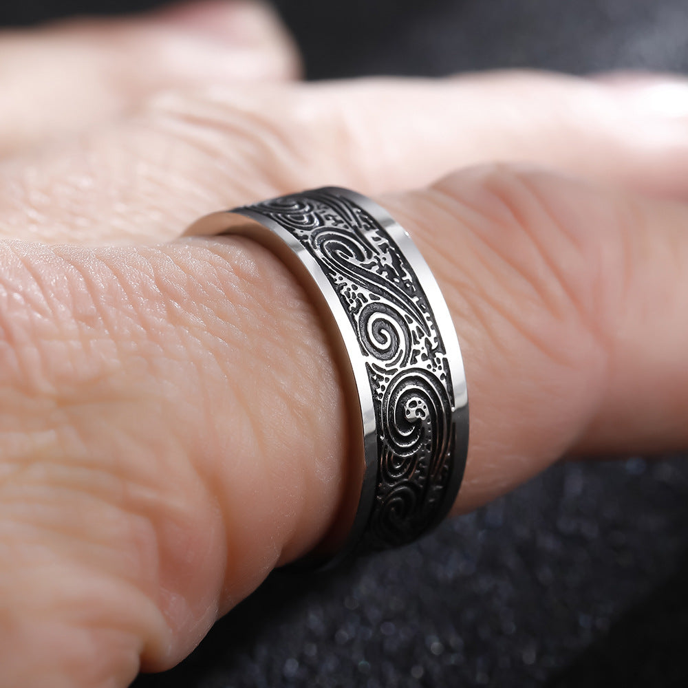 Titanium Steel Men's Ring